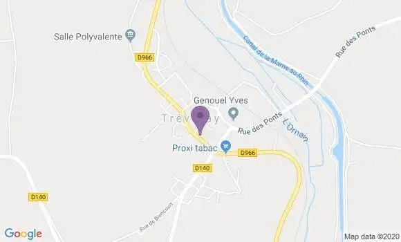 Localisation Treveray Bp - 55130