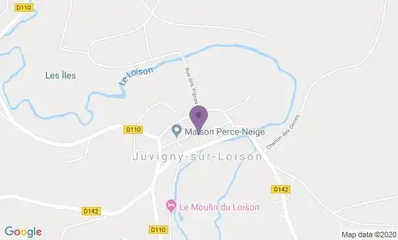 Localisation Juvigny Bp - 55600