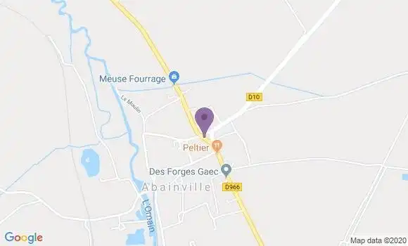 Localisation Abainville Ap - 55130