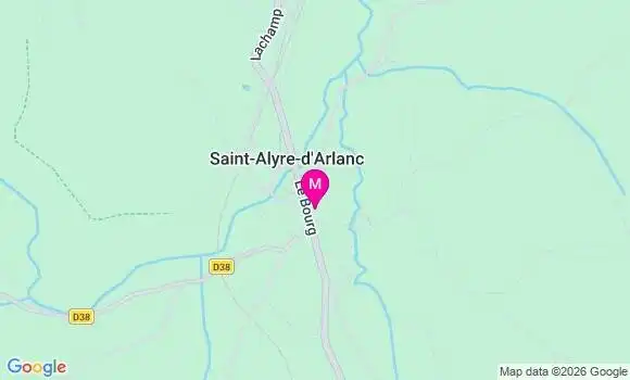 Localisation Saint Alyre d