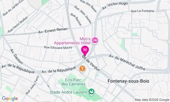 Localisation Le Verdun - 94120