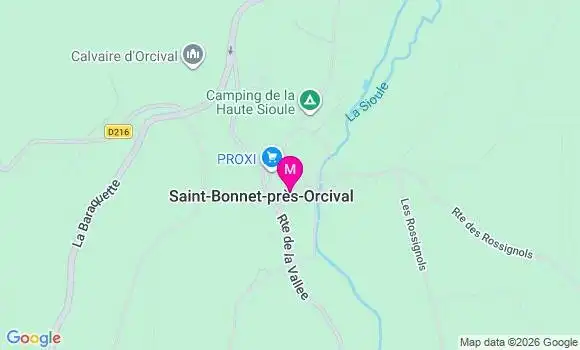 Localisation Saint Bonnet Pres Orcival - 63210