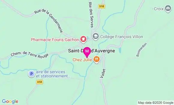 Localisation Saint Dier d