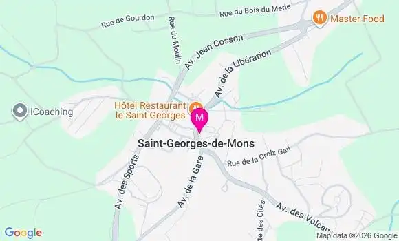 Localisation Saint Georges de Mons l