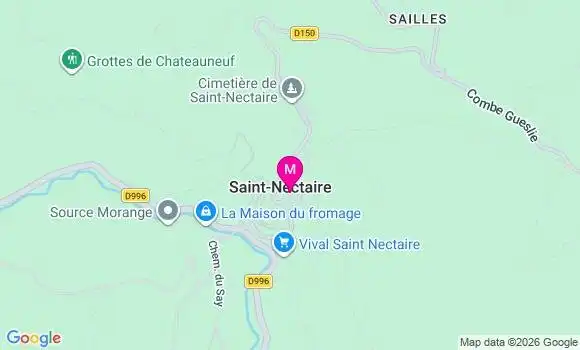 Localisation Saint Nectaire - 63710