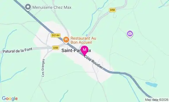 Localisation Saint Pardoux - 63440