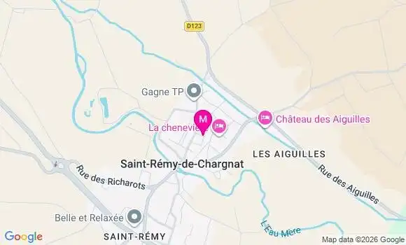 Localisation Saint Remy de Chargnat - 63500