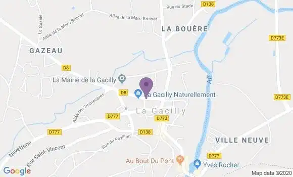 Localisation La Gacilly - 56200