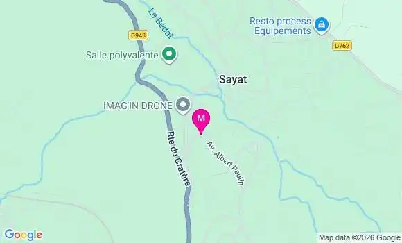 Localisation Sayat - 63530