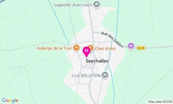 Localisation Seychalles - 63190