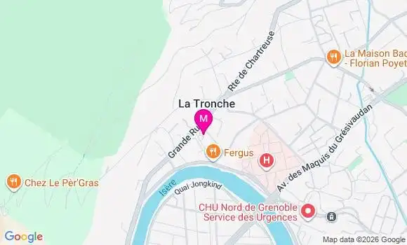 Localisation La Tronche la Petite Tronche - 38700