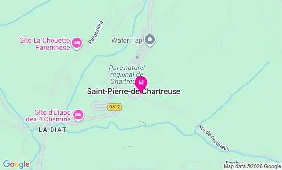 Localisation Saint Pierre de Chartreuse - 38380