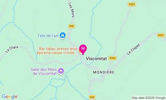 Localisation Viscomtat - 63250