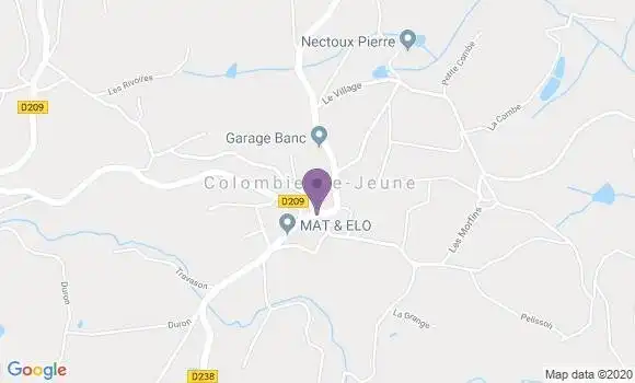 Localisation Colombier le Jeune Ap - 07270