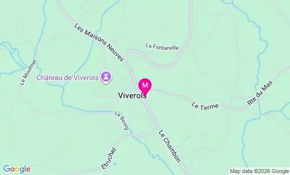 Localisation Viverols - 63840