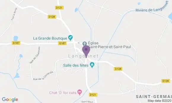 Localisation Langonnet - 56630