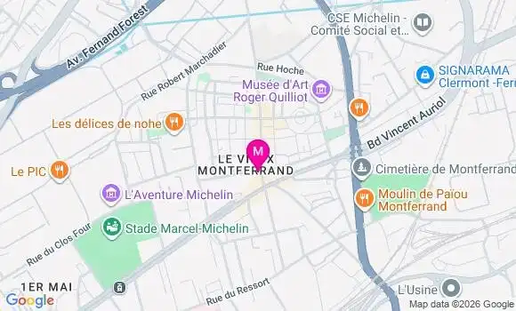 Localisation Montferrand - 63100