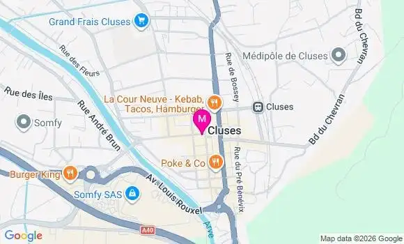 Localisation Cluses Liberation - 74300