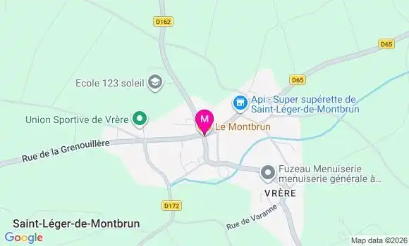 Localisation Le Montbrun - 79100