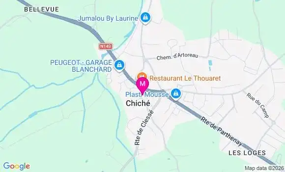 Localisation Vival - 79350