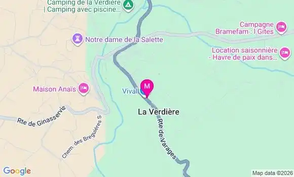 Localisation La Verdiere - 83560