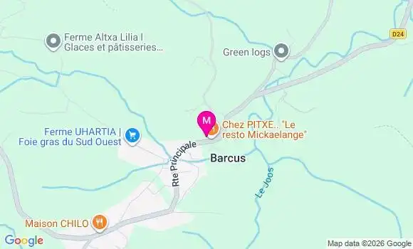 Localisation Barcus - 64130