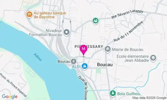 Localisation Boucau - 64340