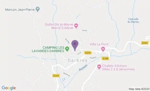 Localisation Darbres Ap - 07170