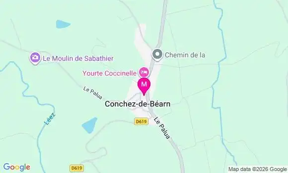 Localisation Conchez de Bearn - 64330