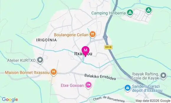 Localisation Itxassou - 64250