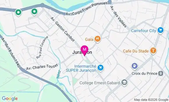 Localisation Jurancon - 64110