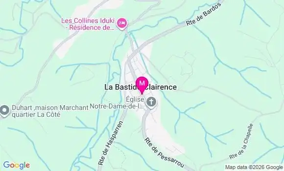 Localisation La Bastide Clairence - 64240