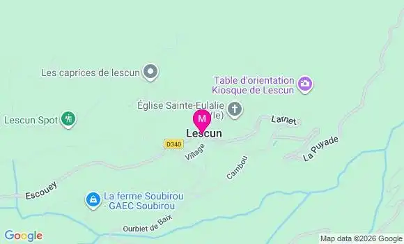 Localisation Lescun - 64490