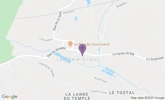 Localisation La Vraie Croix Ap - 56250