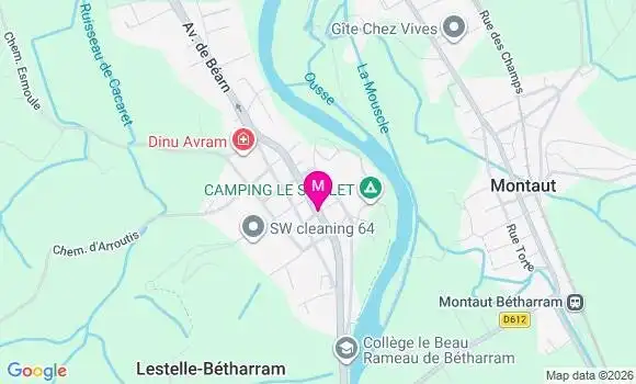 Localisation Lestelle Betharram - 64800