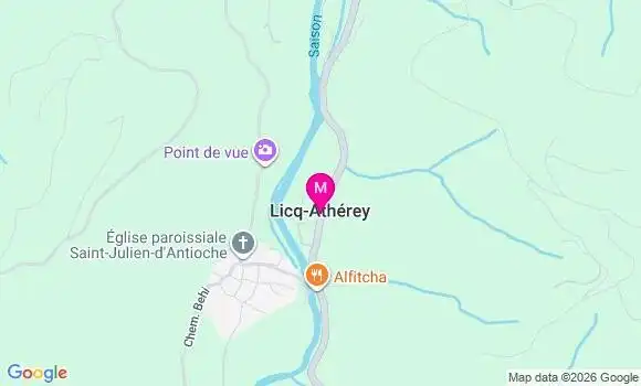 Localisation Licq Atherey - 64560