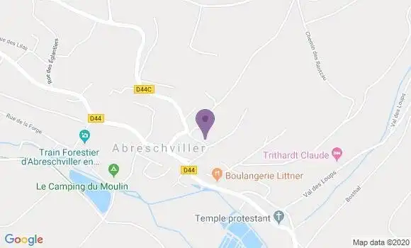 Localisation Abreschviller - 57560