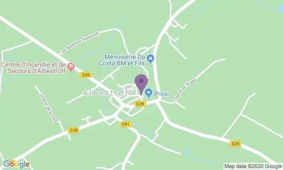 Localisation Albestroff - 57670