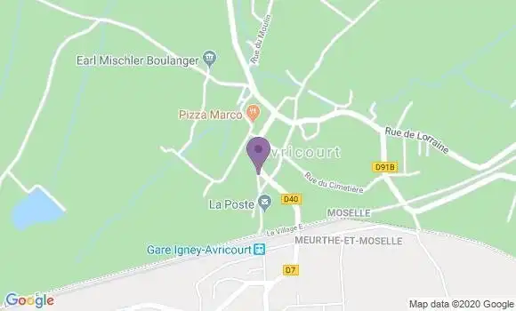 Localisation Avricourt Bp - 57810