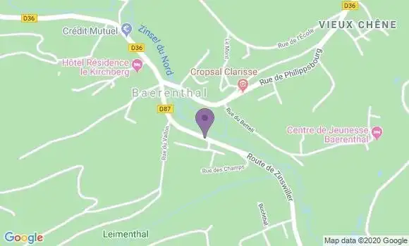 Localisation Baerenthal Ap - 57230