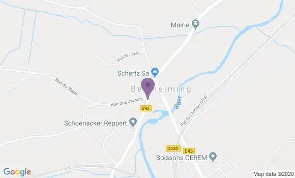 Localisation Berthelming Ap - 57930