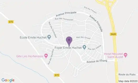 Localisation St Avold Emile Huchet Ap - 57500