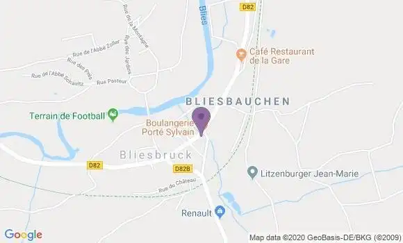 Localisation Bliesbruck Ap - 57200