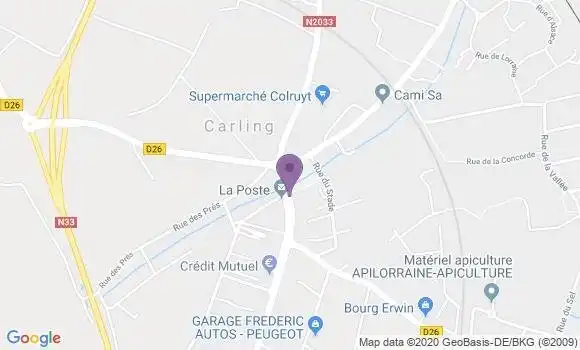 Localisation Carling Bp - 57490