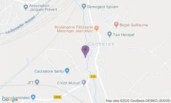 Localisation Cocheren Ap - 57800