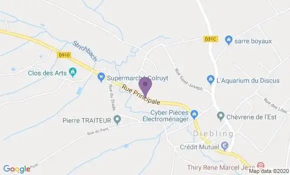 Localisation Diebling Ap - 57980