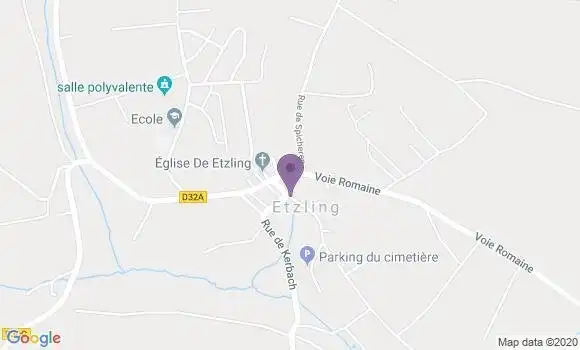 Localisation Etzling Ap - 57460