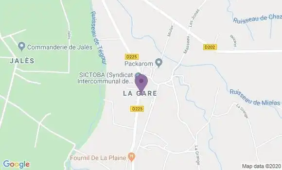 Localisation Grospierres Bp - 07120