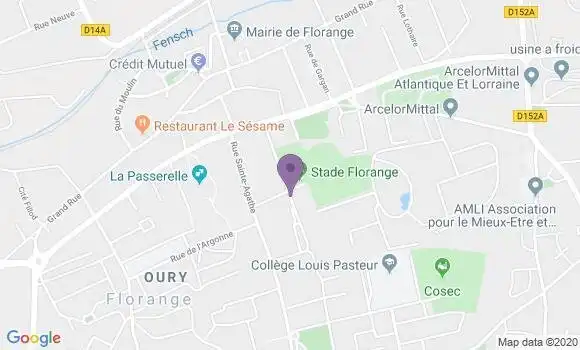 Localisation Florange - 57190