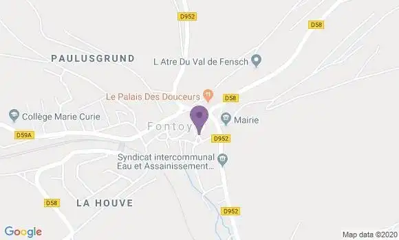 Localisation Fontoy - 57650